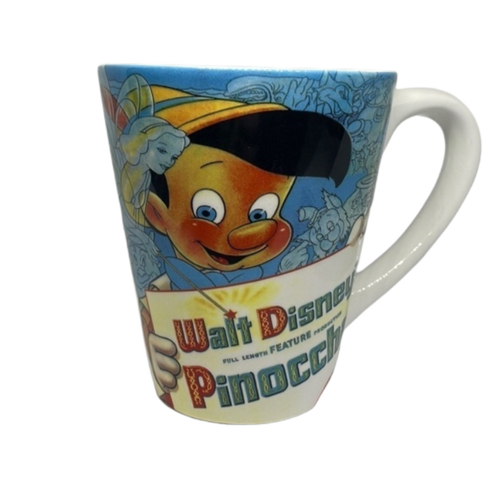 Disney PINOCCHIO Vintage 2007 Movie Nite Coffee Mug (15oz)